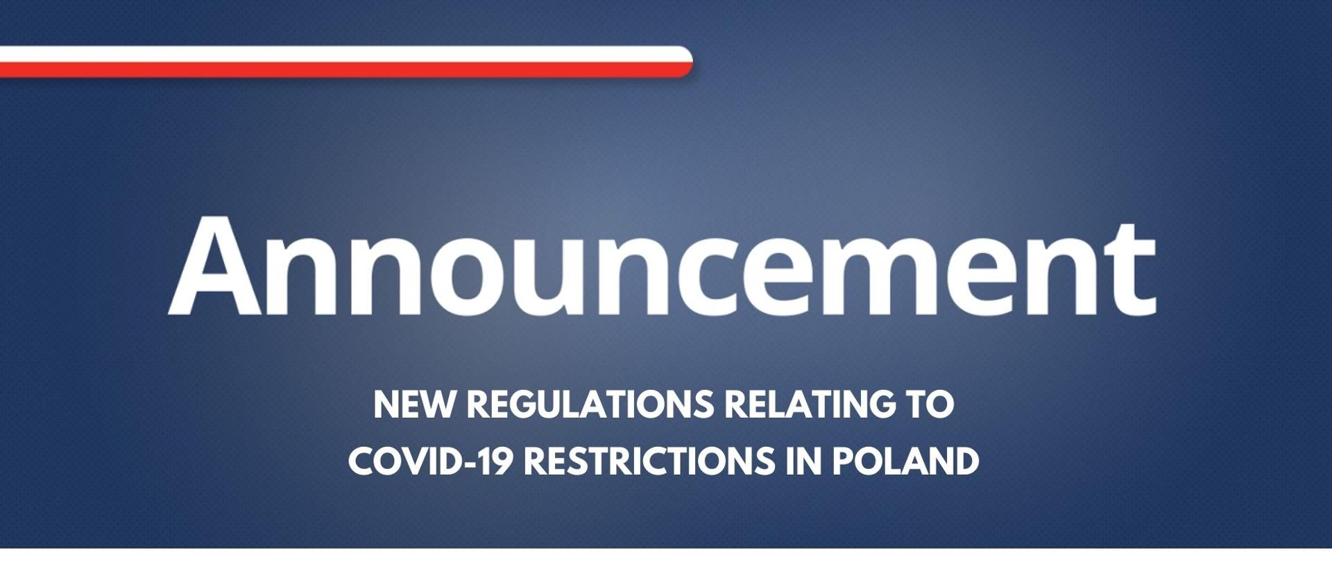 New Covid-19 Regulations 28032022