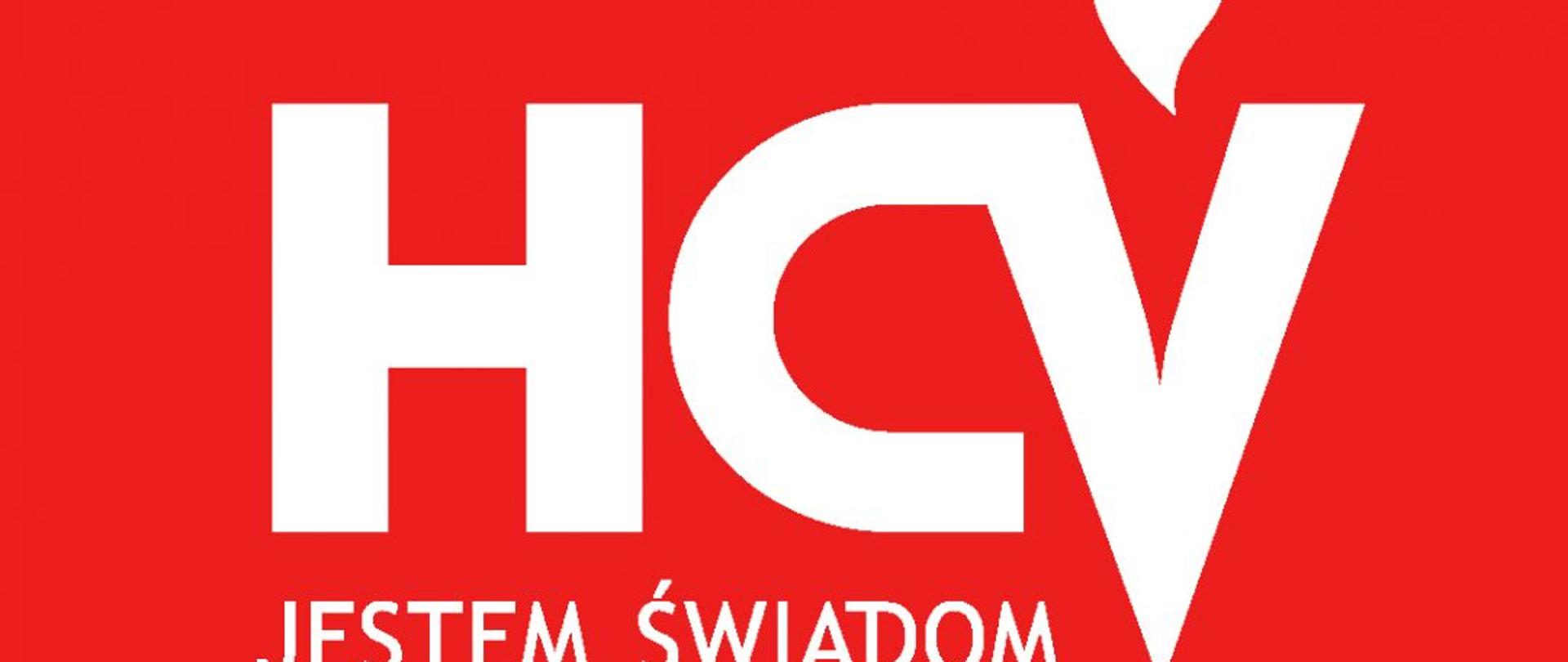Logo kampanii "HCV Jestem Świadom"