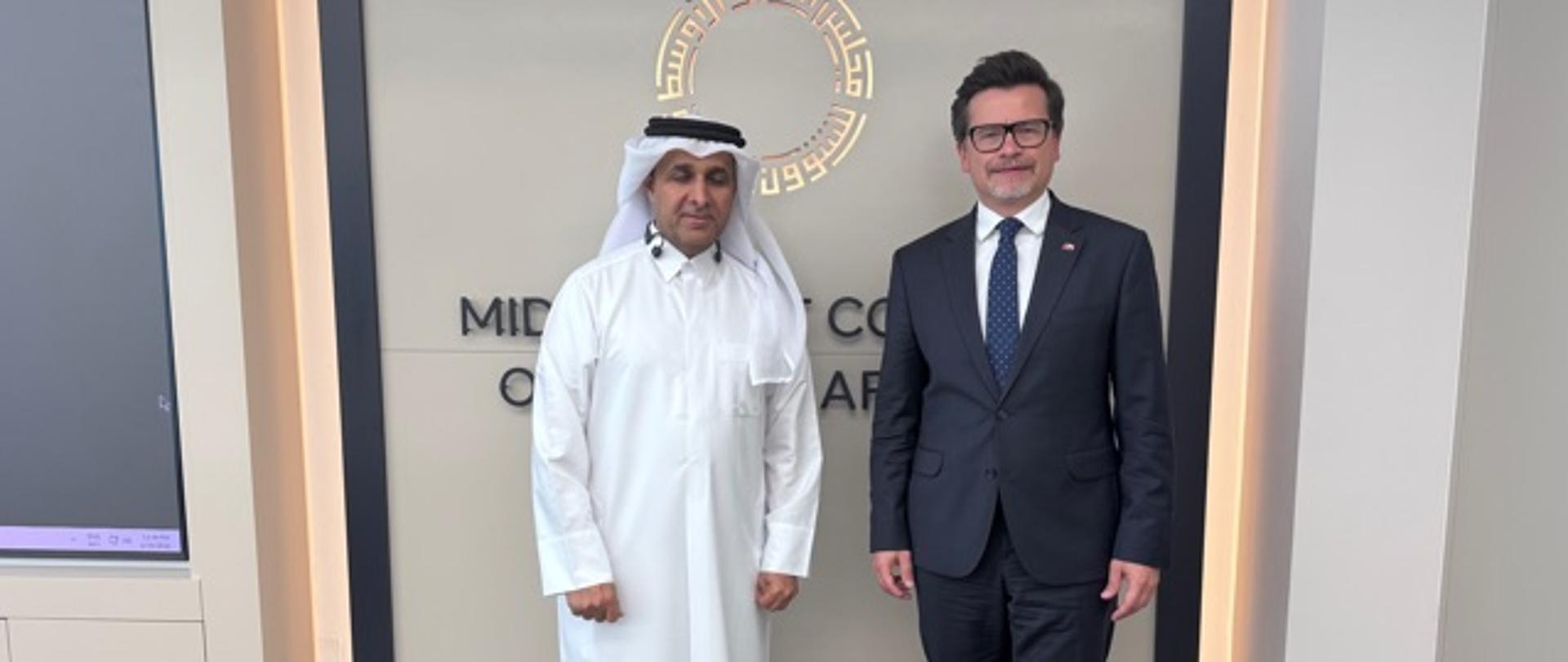 Meeting with Director of Middle East Council on Global Affairs 