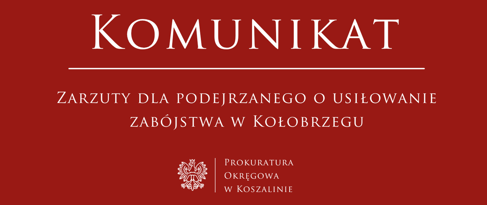 Zarzuty dla podejrzanego o usiłowanie zabójstwa w Kołobrzegu