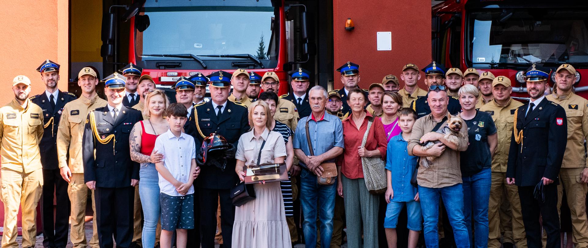 Oficjalne pożegnanie ze służbą st. ogn. Marcina Włodarczyka