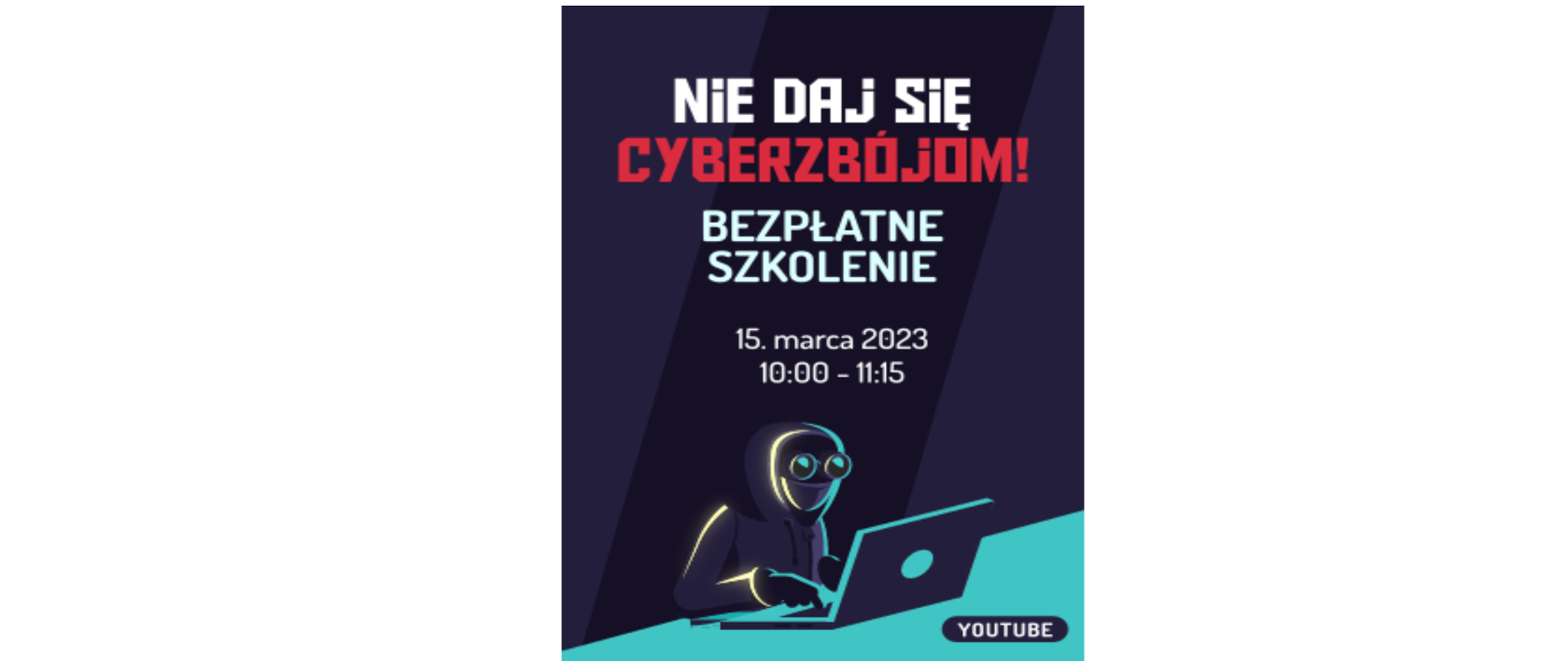 grafika haker przy komputerze