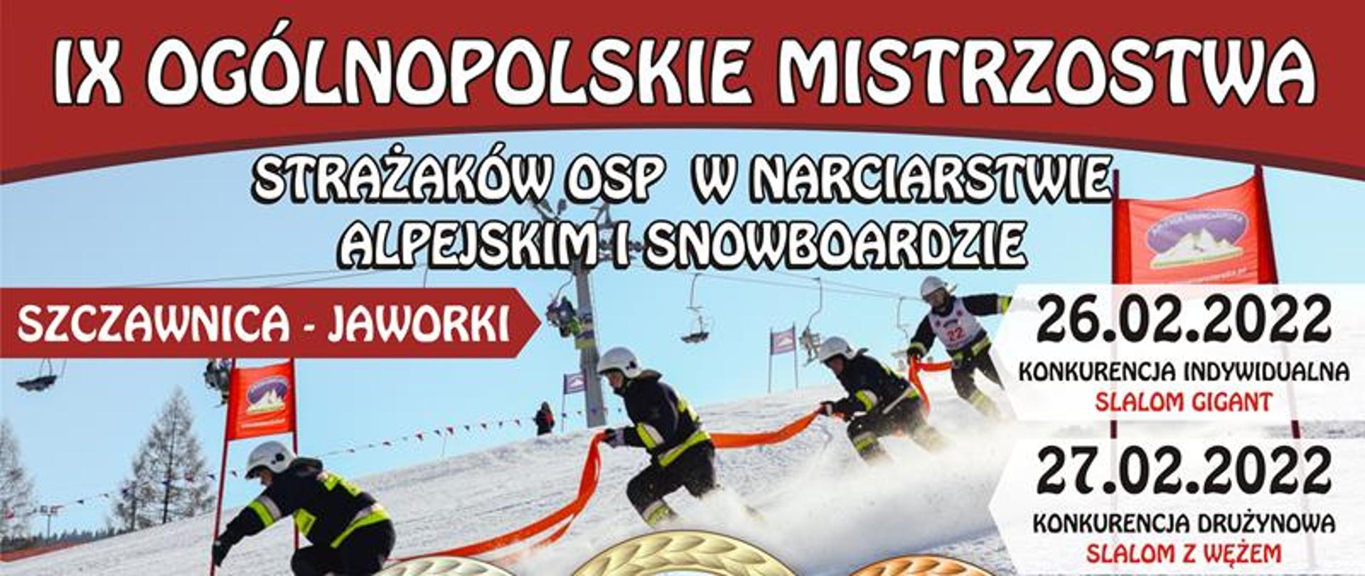 IX Ogólnopolskie Mistrzostwa Strażaków OSP w Narciarstwie Alpejskim i Snowboardzie