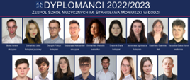 tablo dyplomantów 26 uczniów