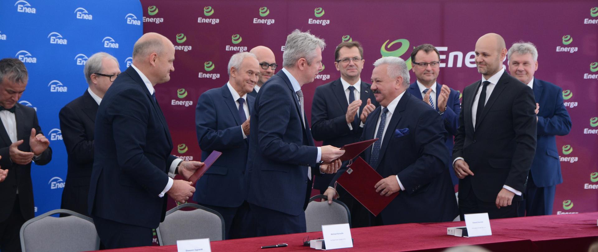 Uroczystość podpisania umowy dotyczącej rozbudowy Elektrowni Ostrołęka