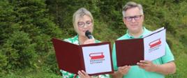 Ambasador Krzysztof Olendzki i Joanna Olendzka przeczytali fragmenty „Nad Niemnem” Elizy Orzeszkowej w ramach Narodowego Czytania 2023 w Słowenii