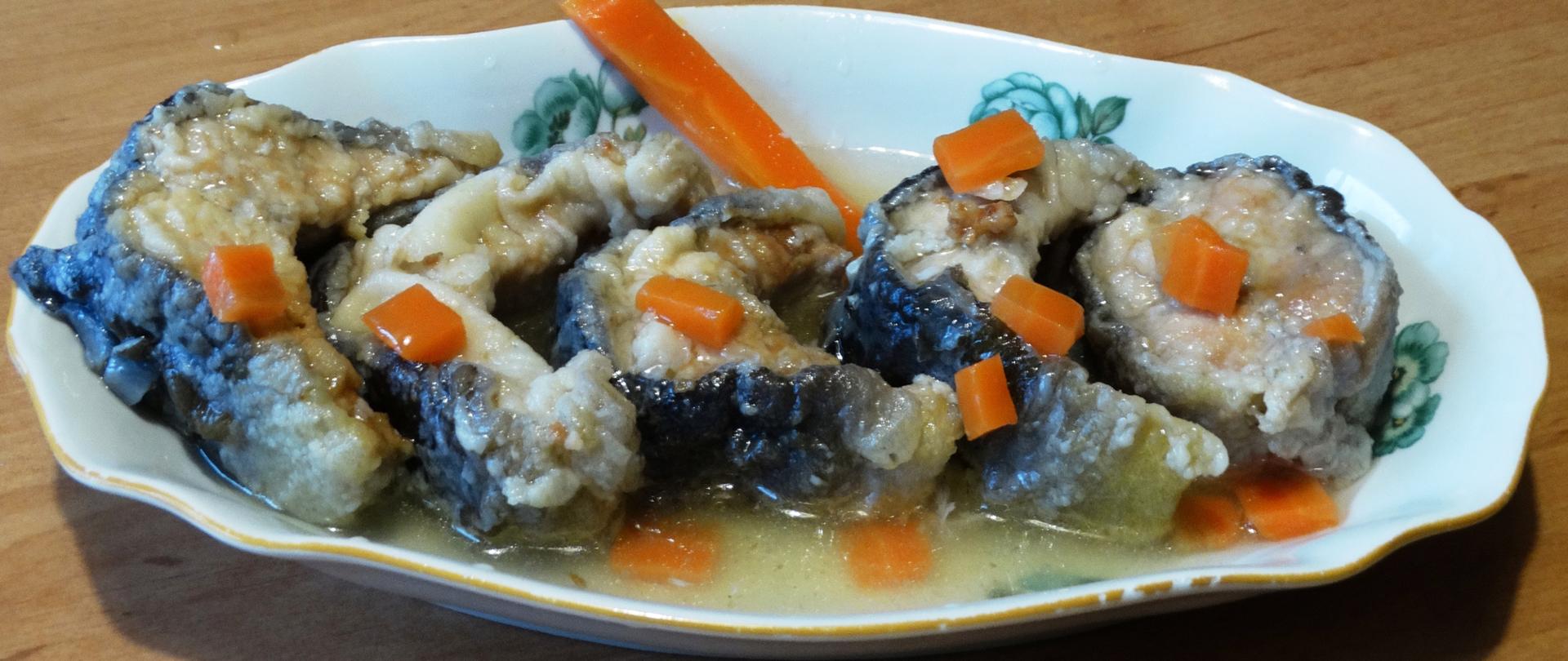 Fot. Węgorz marynowany z rzeki Rawki