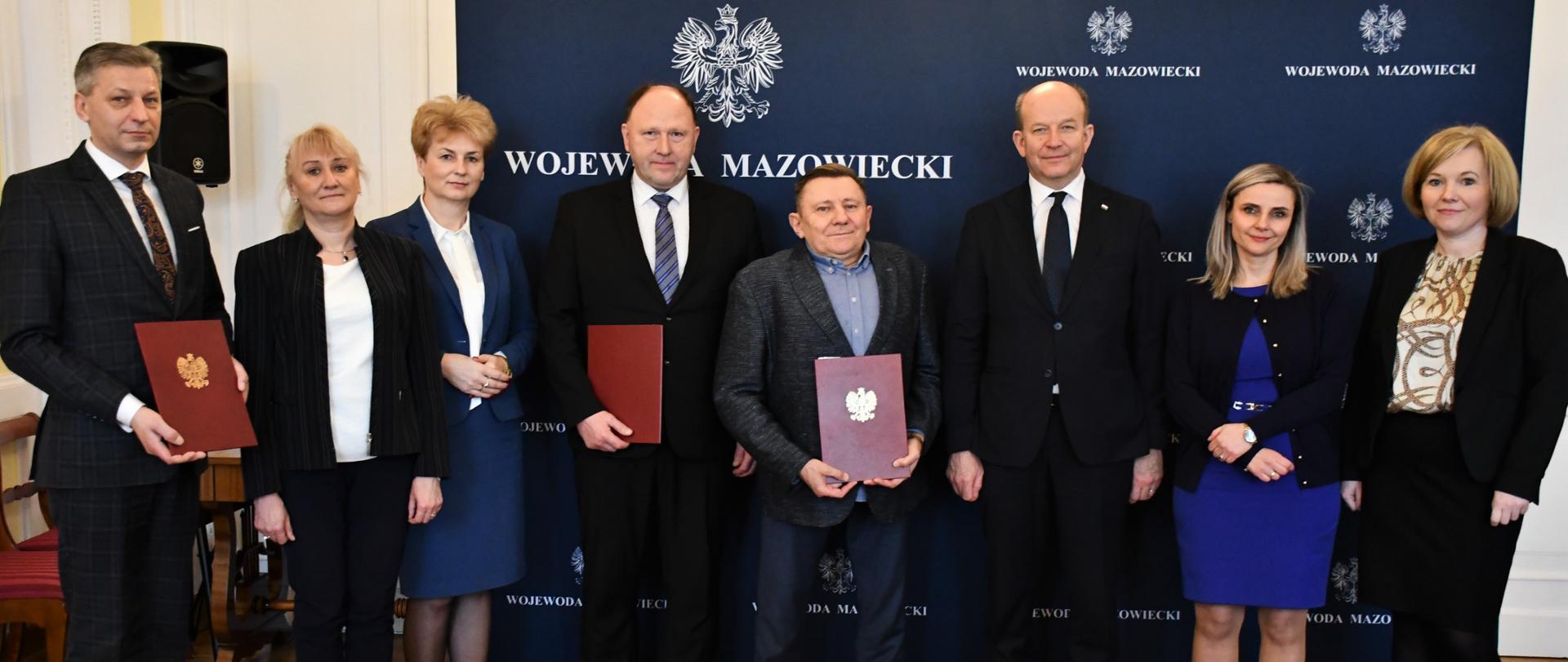 Uroczystość podpisania umów na realizację zadań w ramach dofinansowania z rezerwy celowej.