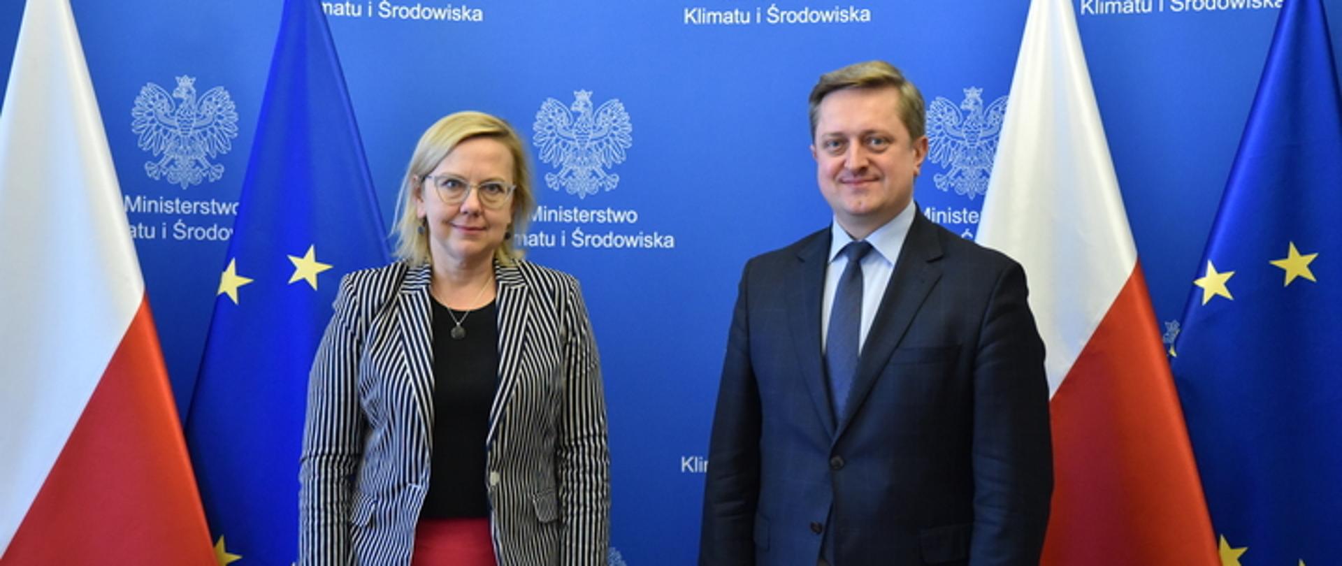 Spotkanie minister Anny Moskwy z ambasadorem Ukrainy w Polsce Wasylem Zwaryczem