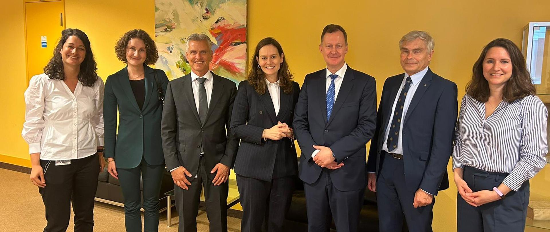 Wizyta wiceministry Marii Ejchart w Hadze 