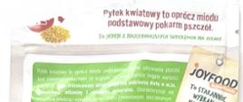pyłek kwiatowy - opakowanie z tyłu, producent 