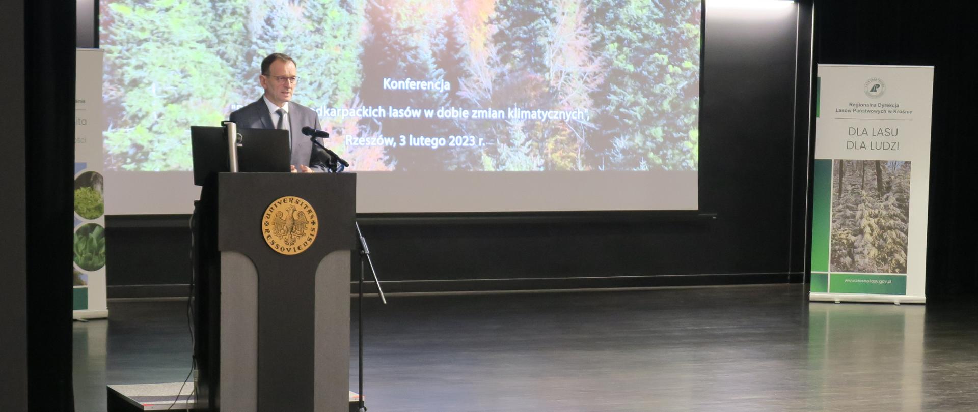Wiceminister Edward Siarka o przyszłości podkarpackich lasów w dobie zmian klimatycznych