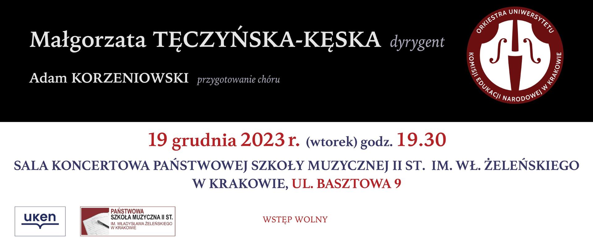 Koncert 19.12.2023 godz.19.30 zdjęcie GF Handel 