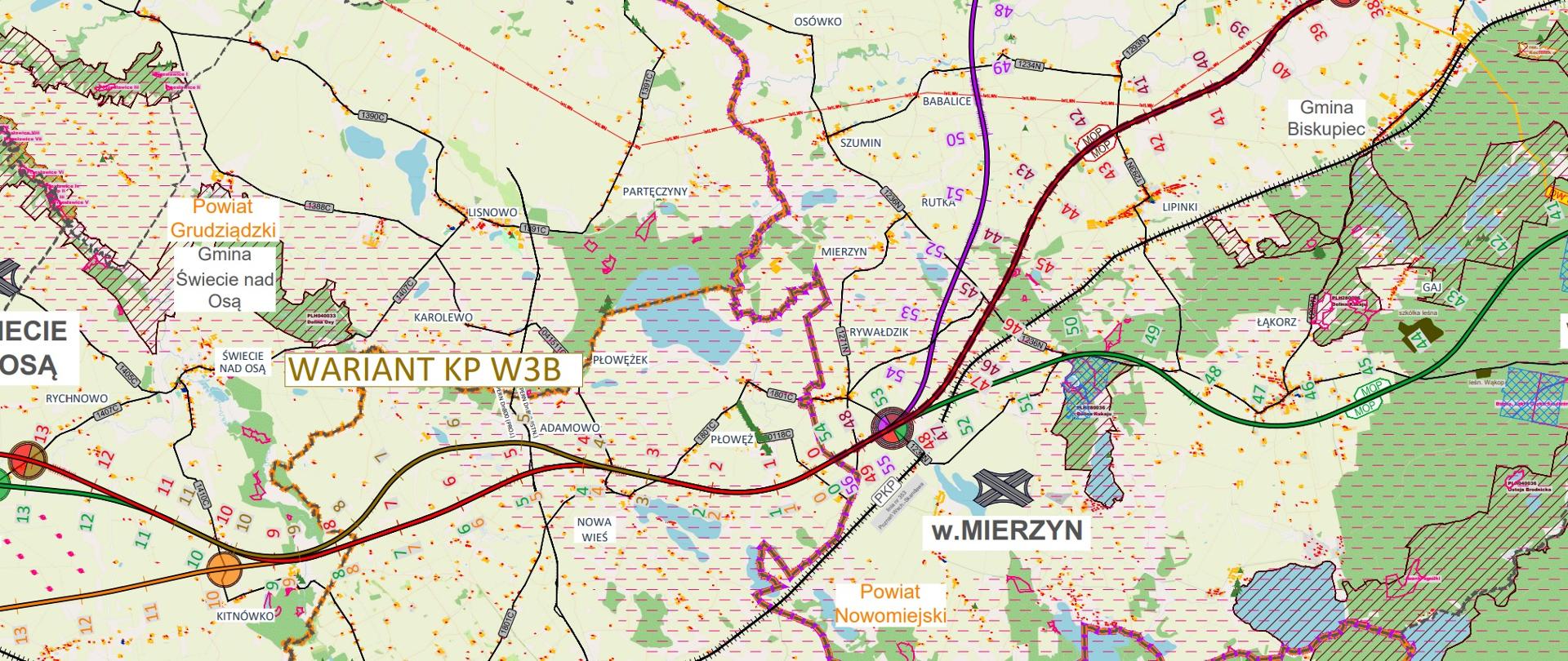 S5 węzeł Mierzyn - warianty