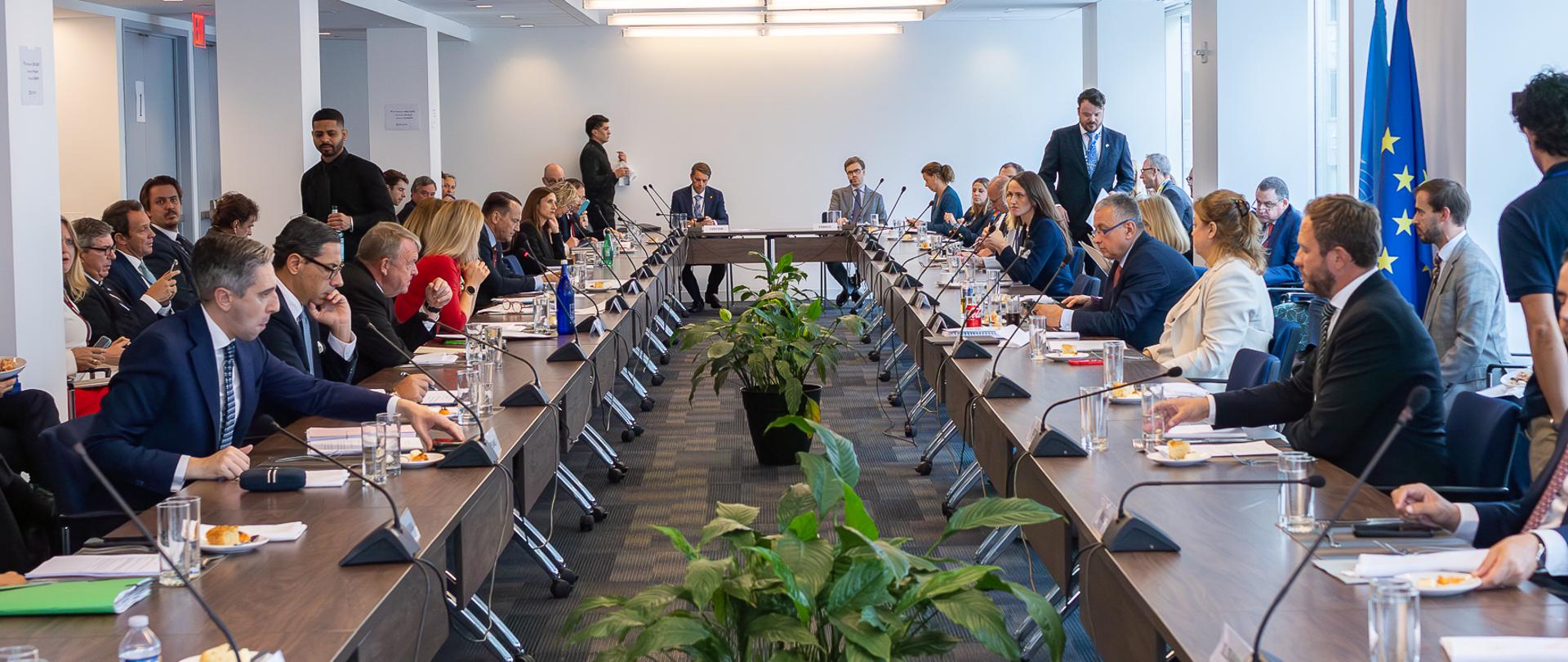 Minister Sikorski at the Foreign Affairs Council meeting in New York