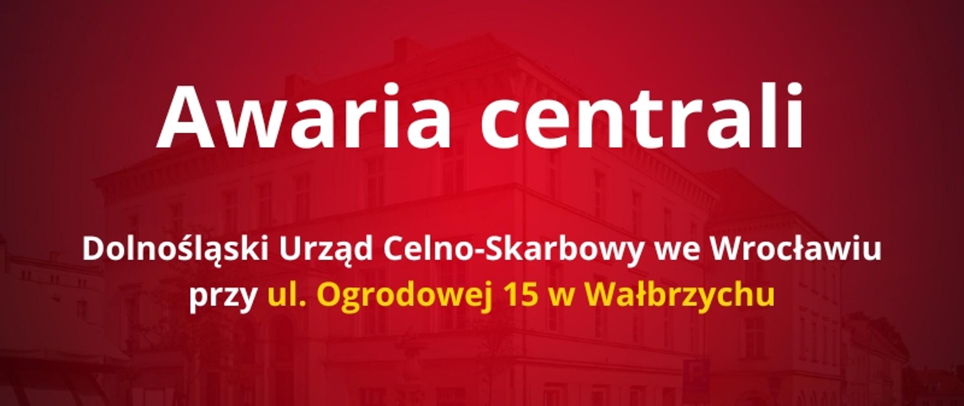 Awaria centrali w DUCS 