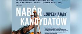 nabór kandydatów do liceum muzycznego - plakat