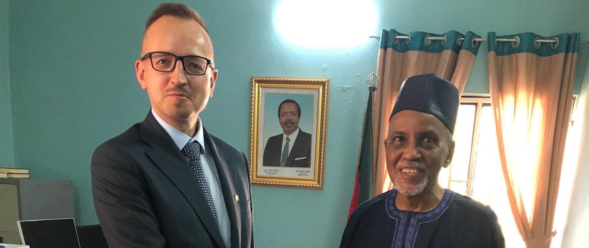 Spotkanie z dziekanem korpusu dyplomatycznego, Ambasadorem Republiki Kamerunu w Nigerii