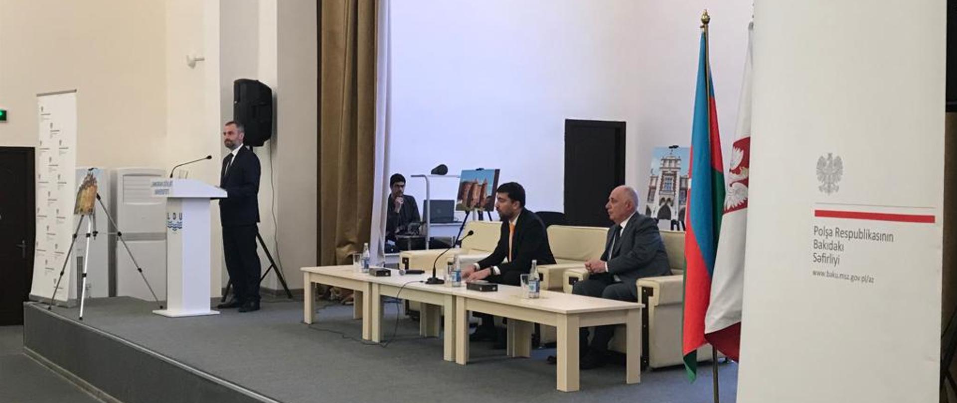 Lənkəranda Polşa memarlığının şahəsərlərindən bəhs edən sərginin açılışı (10 mart 2023-cü il)