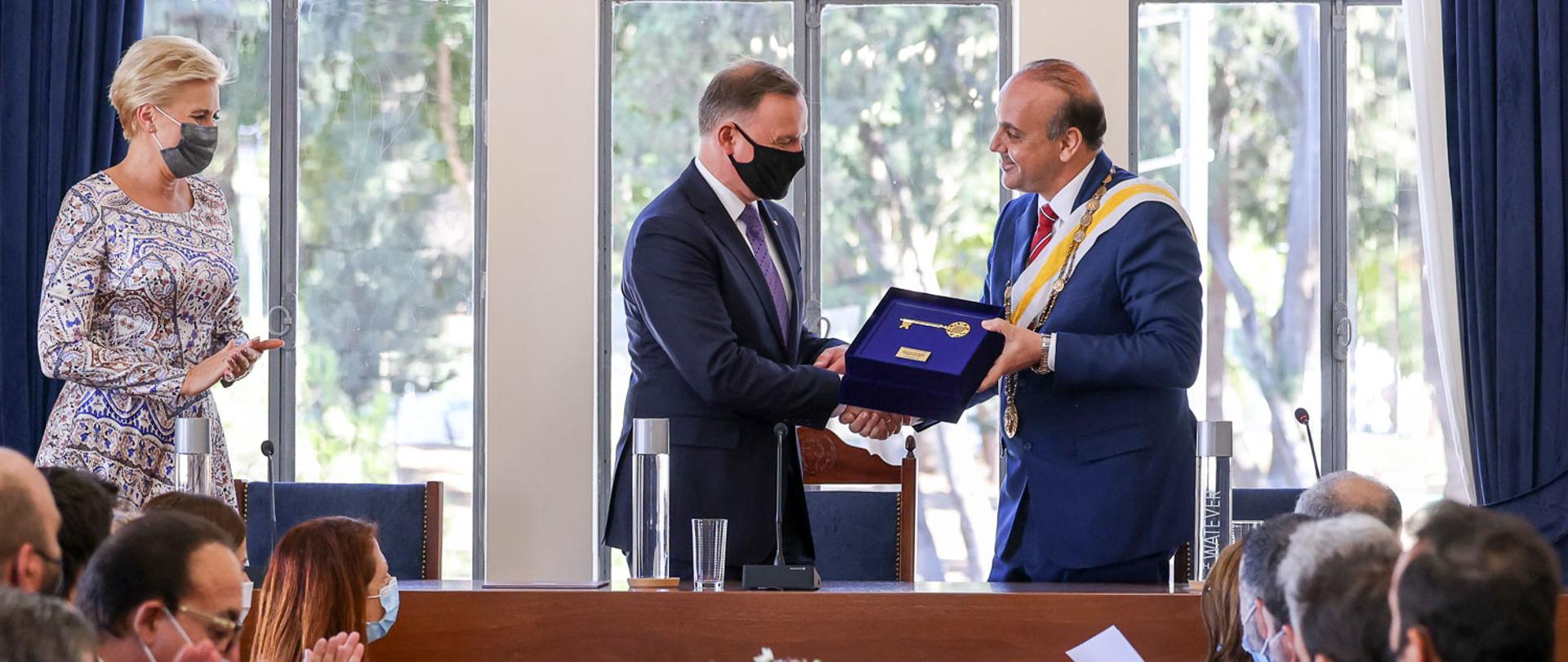 Ceremony of handing the "Golden Key to the Town of Paphos”