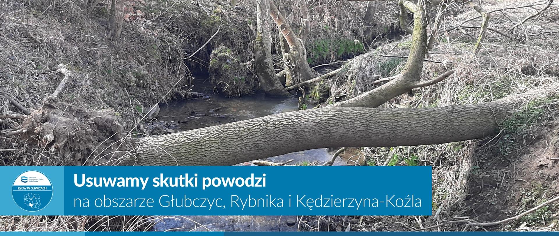 Usuwamy skutki powodzi na obszarze Głubczyc, Rybnika i Kędzierzyna-Koźla