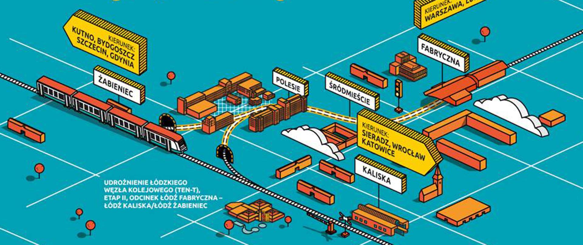 Tunel na dworcu Łódź Fabryczna