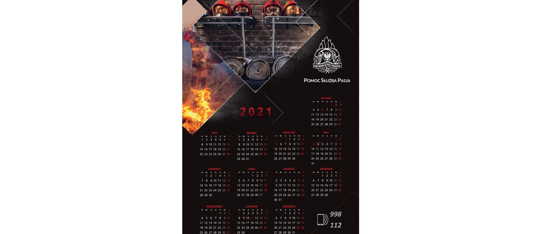 Kalendarz PSP na 2021