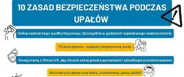 10 zasad bezpieczeństwa podczas upałów