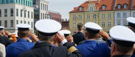 Uroczystość z udziałem wojskowej asysty honorowej Kompanii Reprezentacyjnej Marynarki Wojennej RP oraz Orkiestry Reprezentacyjnej MW RP
