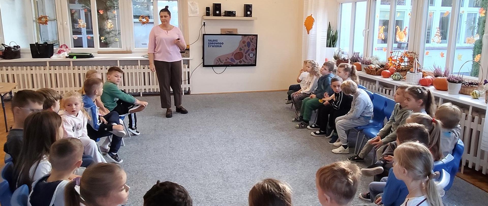 „Talerz zdrowego żywienia” – zajęcia edukacyjne dla dzieci z Niepublicznego Przedszkola „Bajka” w Kaliszu