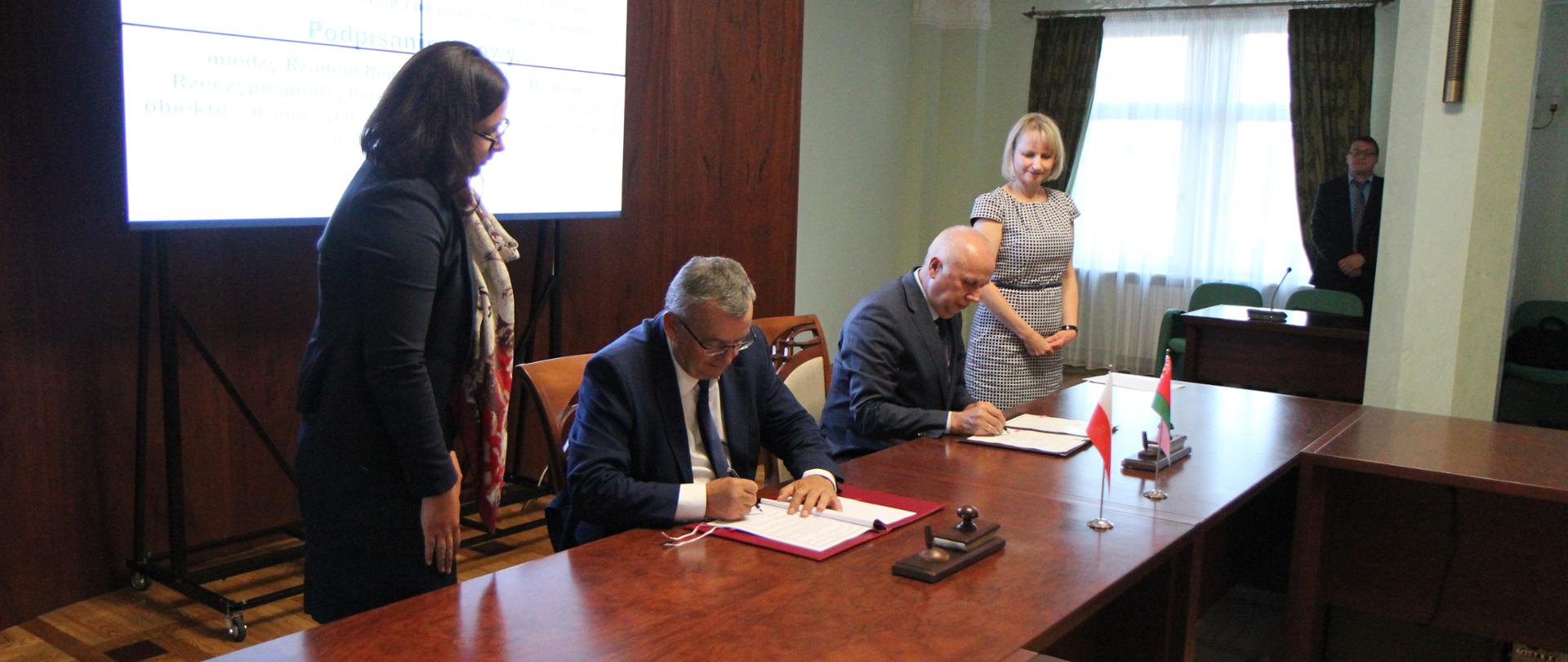 Podpisanie polsko-białoruskiej umowy o utrzymaniu drogowych granicznych obiektów mostowych
