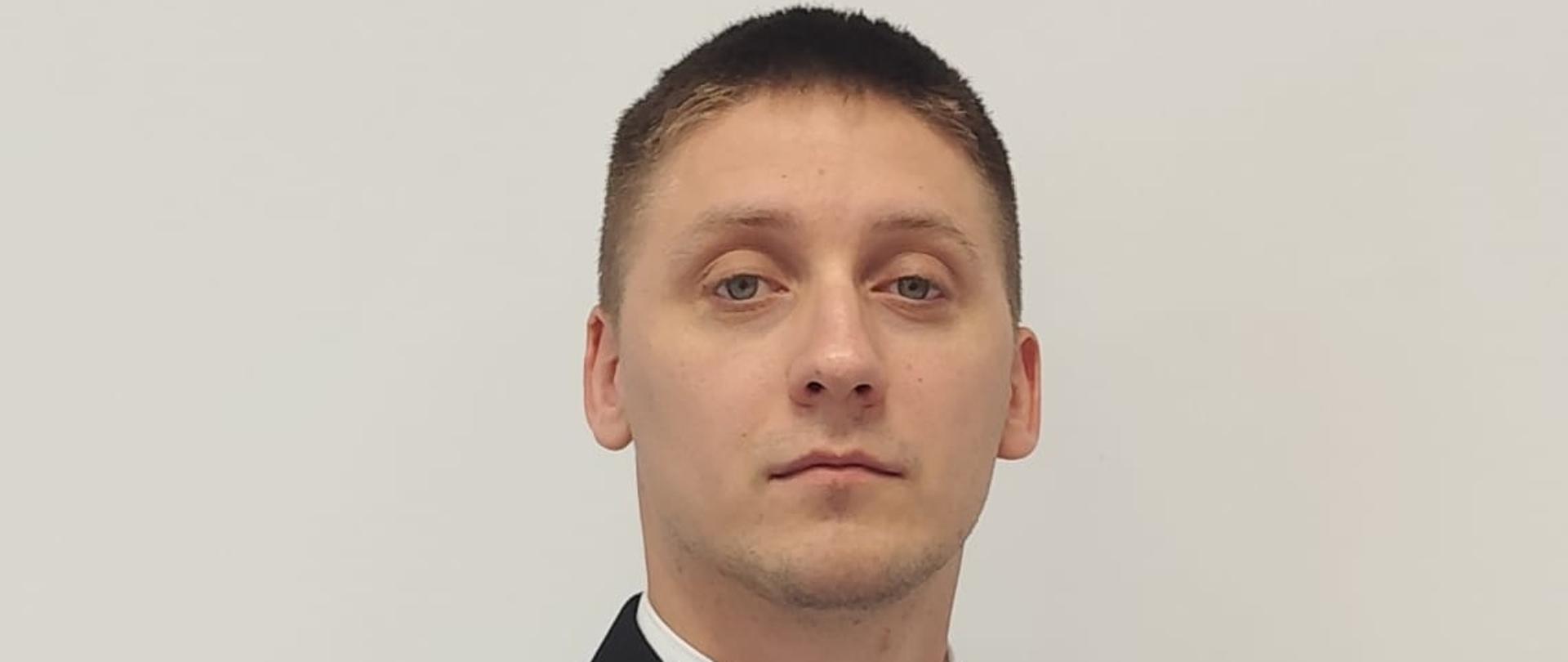 Na zdjęciu znajduje sie pełniący obowiązki Komendanta Powiatowego PSP W Wejherowie 