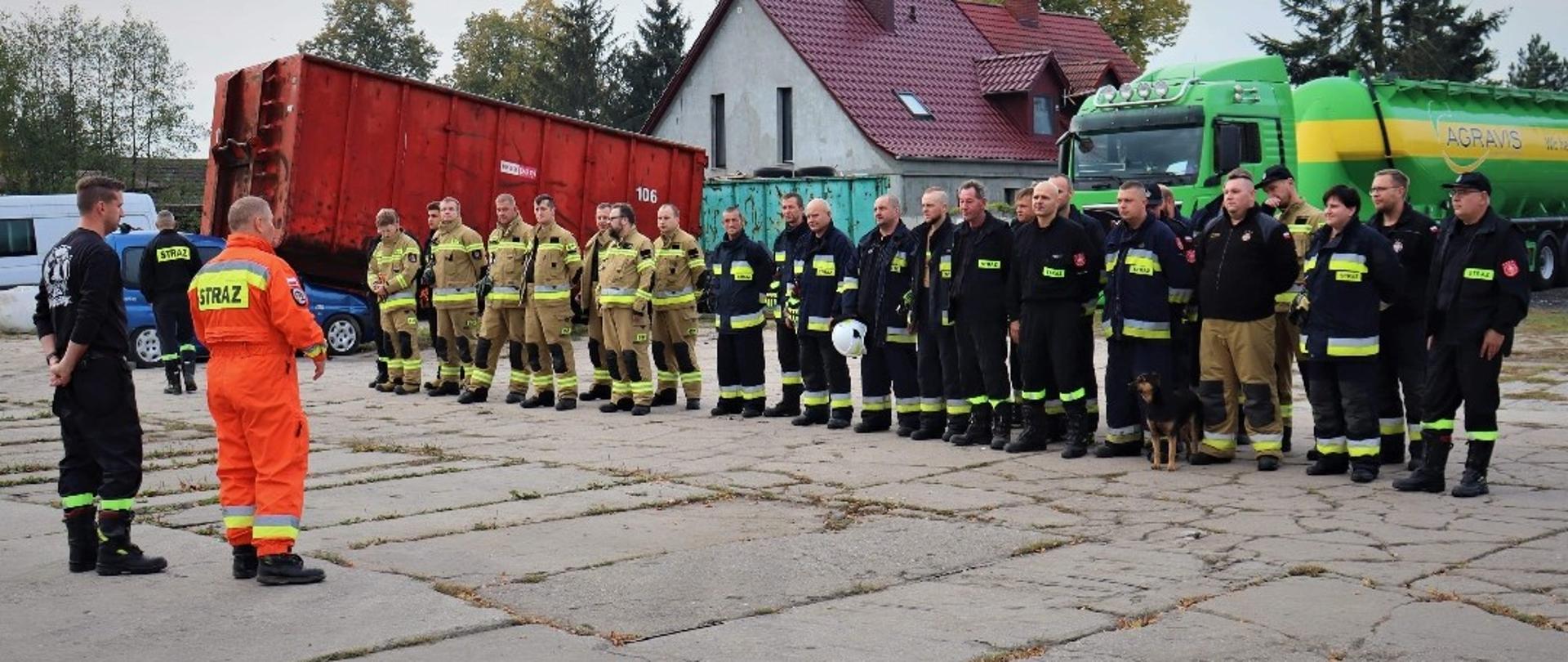 Ćwiczenia SGRT Świebodzin COO z JRG Świebodzin oraz jednostek OSP z terenu gminy Zbąszynek.