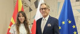 Spotkanie z Panią Julia Ciborowską w Ambasadzie RP w Skopje