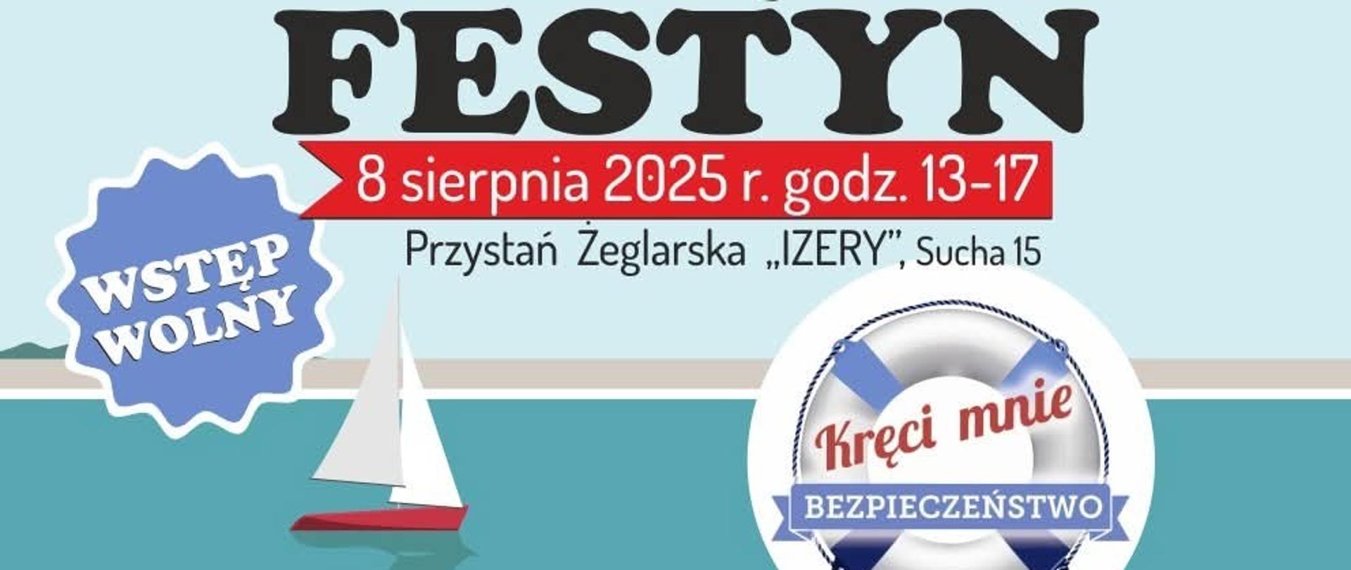 Plakat - Festyn Bezpieczeństwa 8.08.2025