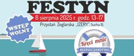 Plakat - Festyn Bezpieczeństwa 8.08.2025