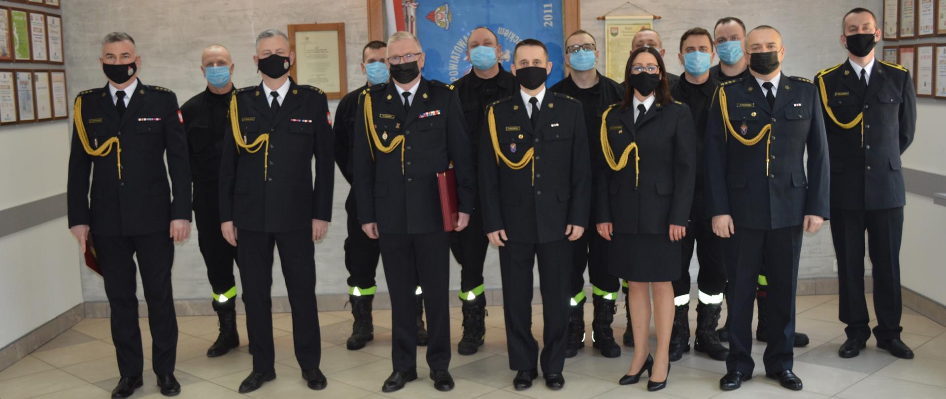 Pożegnanie ze służbą młodszego brygadiera Grzegorza Kuleszy