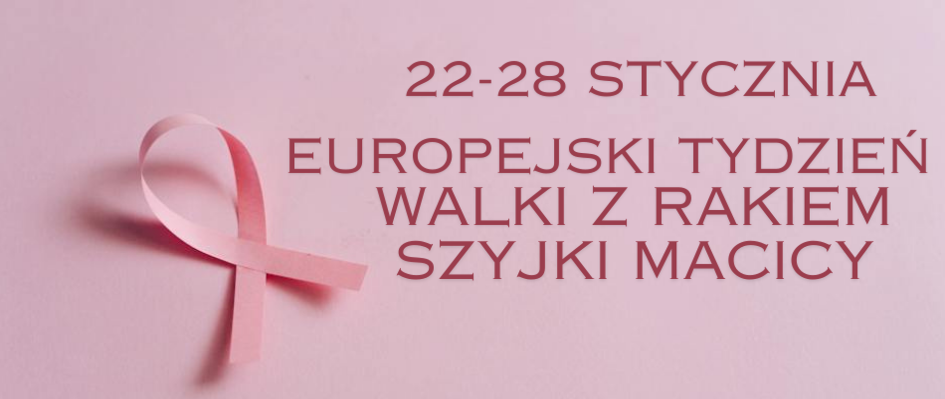europejski tydzień walki z rakiem szyjki macicy