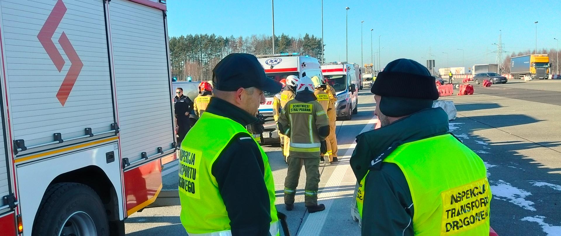 Widok na miejsce zdarzenia.