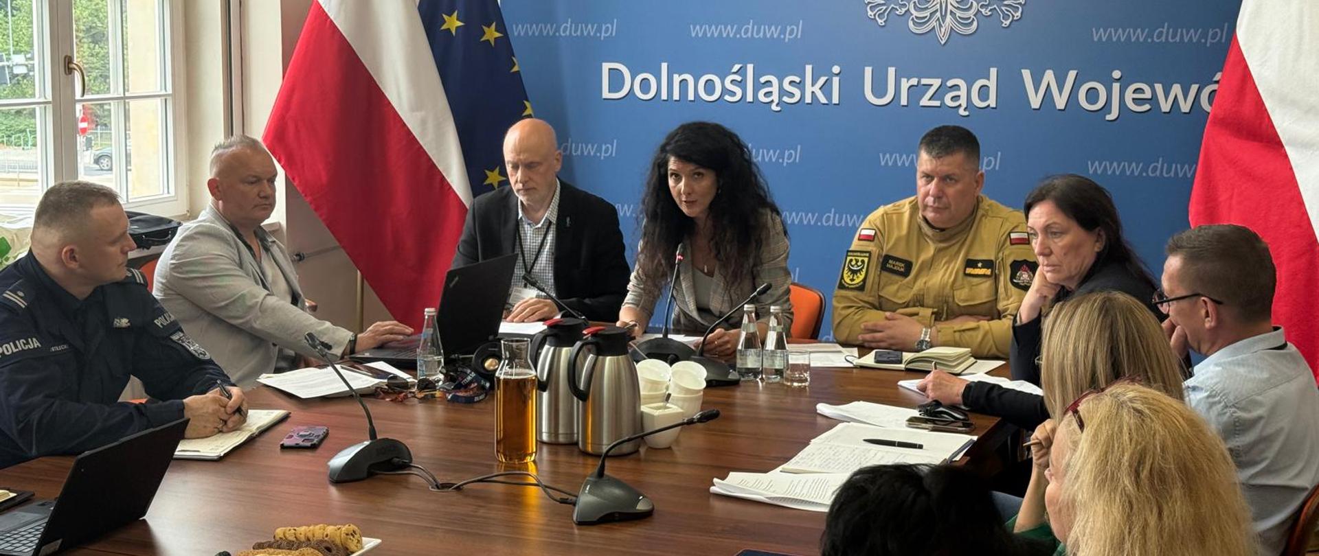 Wojewoda zwołała sztab kryzysowy, by rozmawiać o bieżącej sytuacji pogodowej