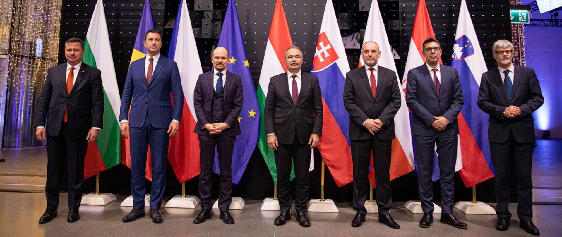 Deputy Minister Dziadzio at the meeting of the V4+4 Ministers of Environment