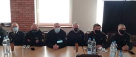 Kadra KP PSP Złotów wraz z strażakami OSP