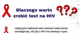 Dlaczego warto zrobić test na HIV?