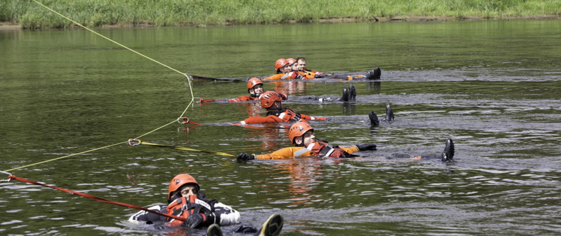 Ćwiczenia w oparciu o Zasady Organizacji Ratownictwa Wodnego w Krajowym Systemie Ratowniczo-Gaśniczym