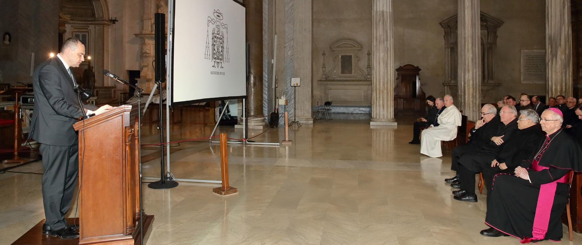 Proiezione del film documentario “Tu amerai. La vita del beato Cardinale Stefan Wyszynski”, promossa dall'Ambasciata della Repubblica di Polonia presso la Santa Sede, nella Basilica di San Pietro in Vincoli. Roma, 9 marzo 2023.