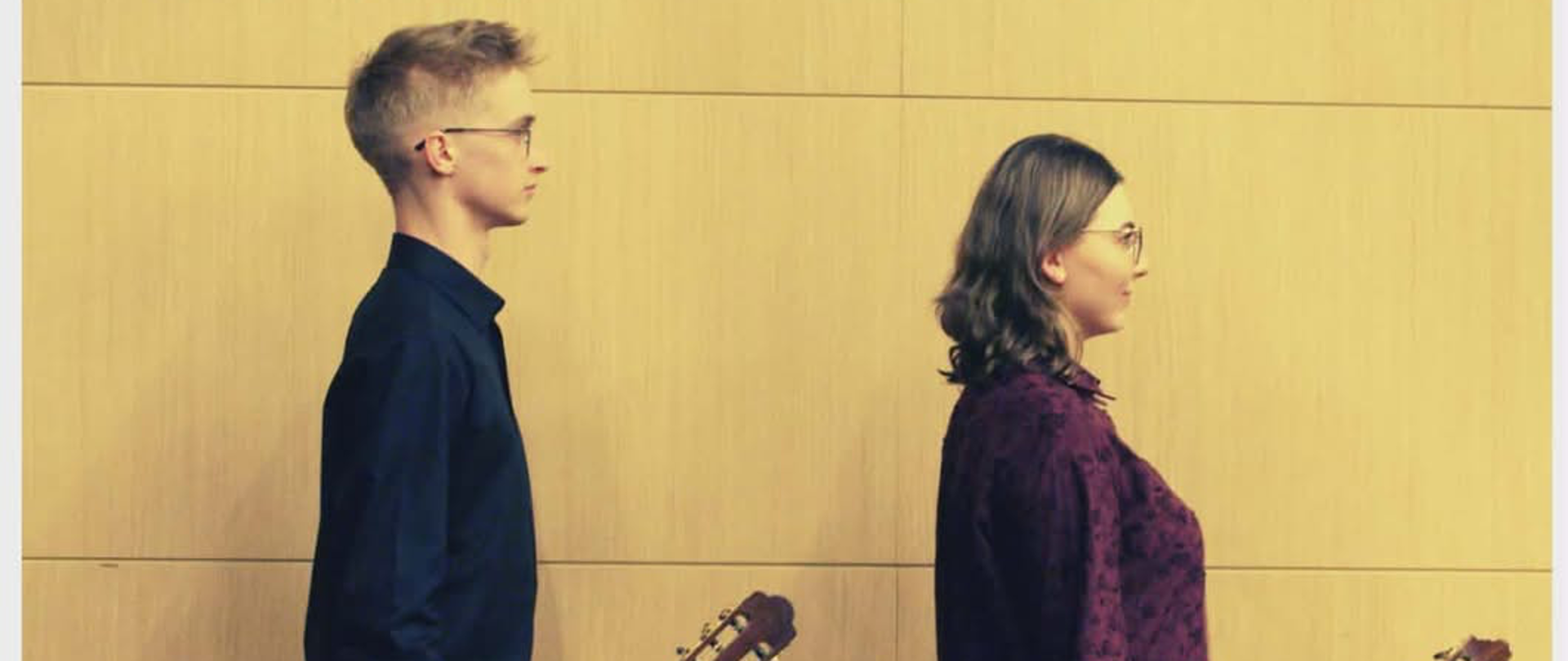 Recital dyplomowy - Wojciech Balcerzak i Kamila Łabędź (gitara) 25.04.2026, godz. 13:00 w Sali Koncertowej. W programie: M. M. Ponce, J. K. Mertz, D. Aguado, J. Rodrigo, A. Vivaldi, F. Moreno Trroba, D. Scarlatti, M. Giuliani