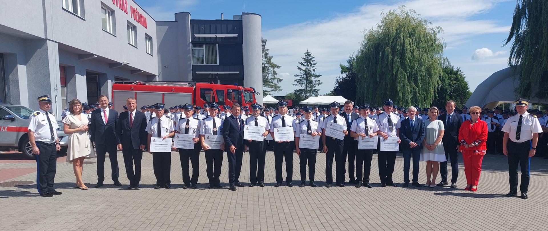 UROCZYSTE WRĘCZENIE PROMES DLA JEDNOSTEK PSP I OSP
