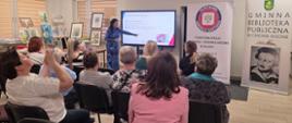 Spotkanie w Bibliotece w Kamieniu (gmina Ceków) dotyczące profilaktyki raka piersi