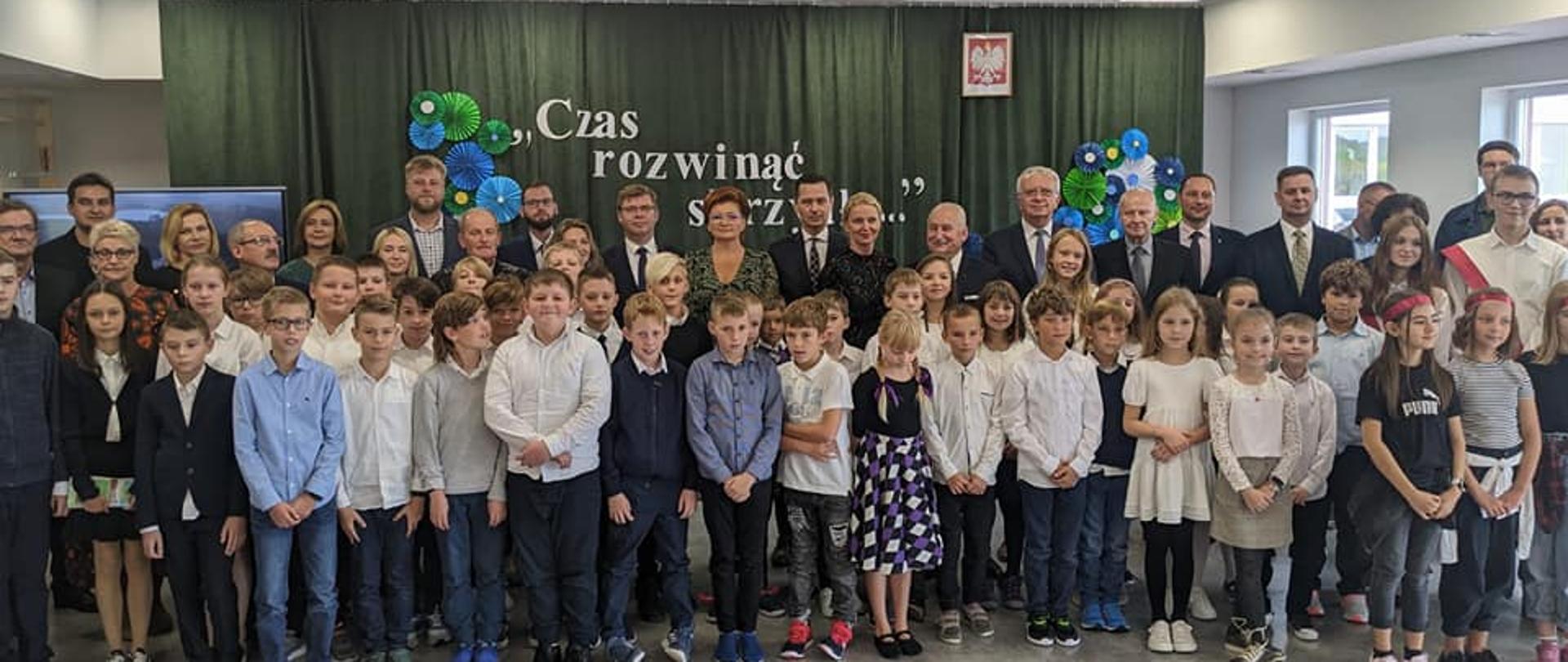 Otwarcie nowego skrzydła budynku Filii Szkoły Podstawowej w Rusi