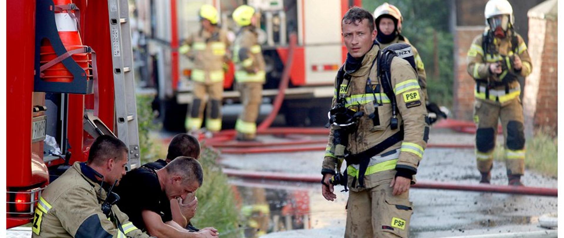 Akcja strażaków w Stradowie 